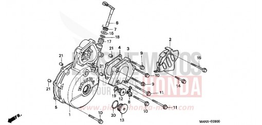 COPERCHIO CARTER MOTORE SINISTRO NX650X di 1999